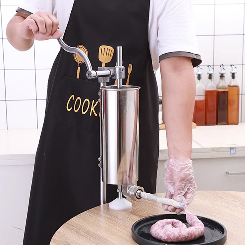 Kitchen Appliances Youtube - 4L 容量垂直ソーセージ詰め物食品充填プロセッサー 3 詰め物チューブキッチンアクセサリー家電