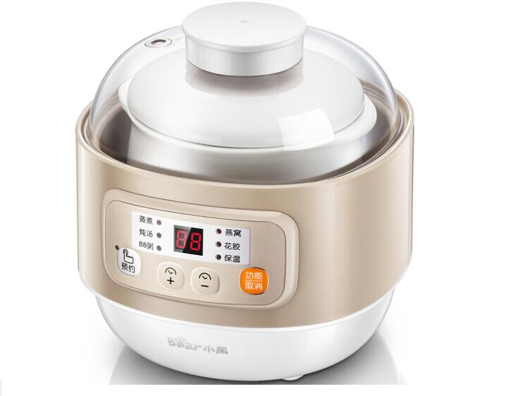 Slow Cooker Ceramic - ベア HOUSEHOLD ミニ電気スロークッカー DDZ-A08D1 セラミックライナー 0.8L