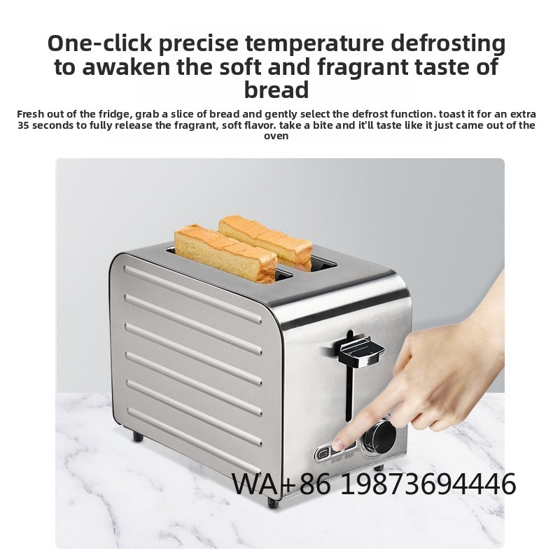 Toaster 4 Slice - 全自動ステンレス製トースター、2/4/6枚焼き多機能トーストオーブン