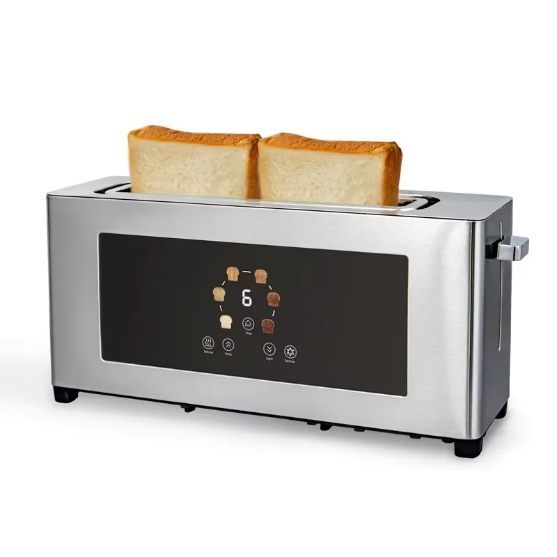 1/2/3/4枚焼きスマートタッチトースター、カラースクリー - Toaster 4 Slice のレビューと価格