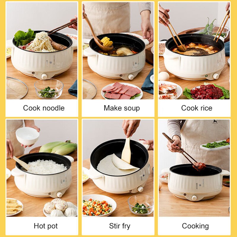 220vマルチクッカーシングル/ダブルレイヤー電気ポット1- - Slow Cooker Ceramic のレビューと価格