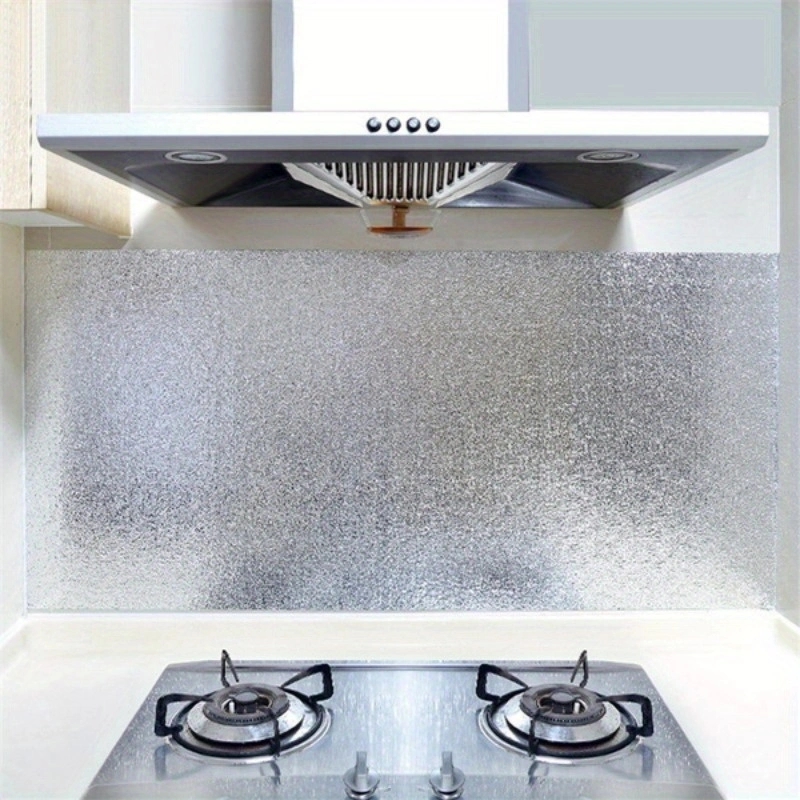 YITAPE キッチン用アルミホイルステッカー 自己粘着性  - Kitchen Appliances Cabinet のレビューと価格