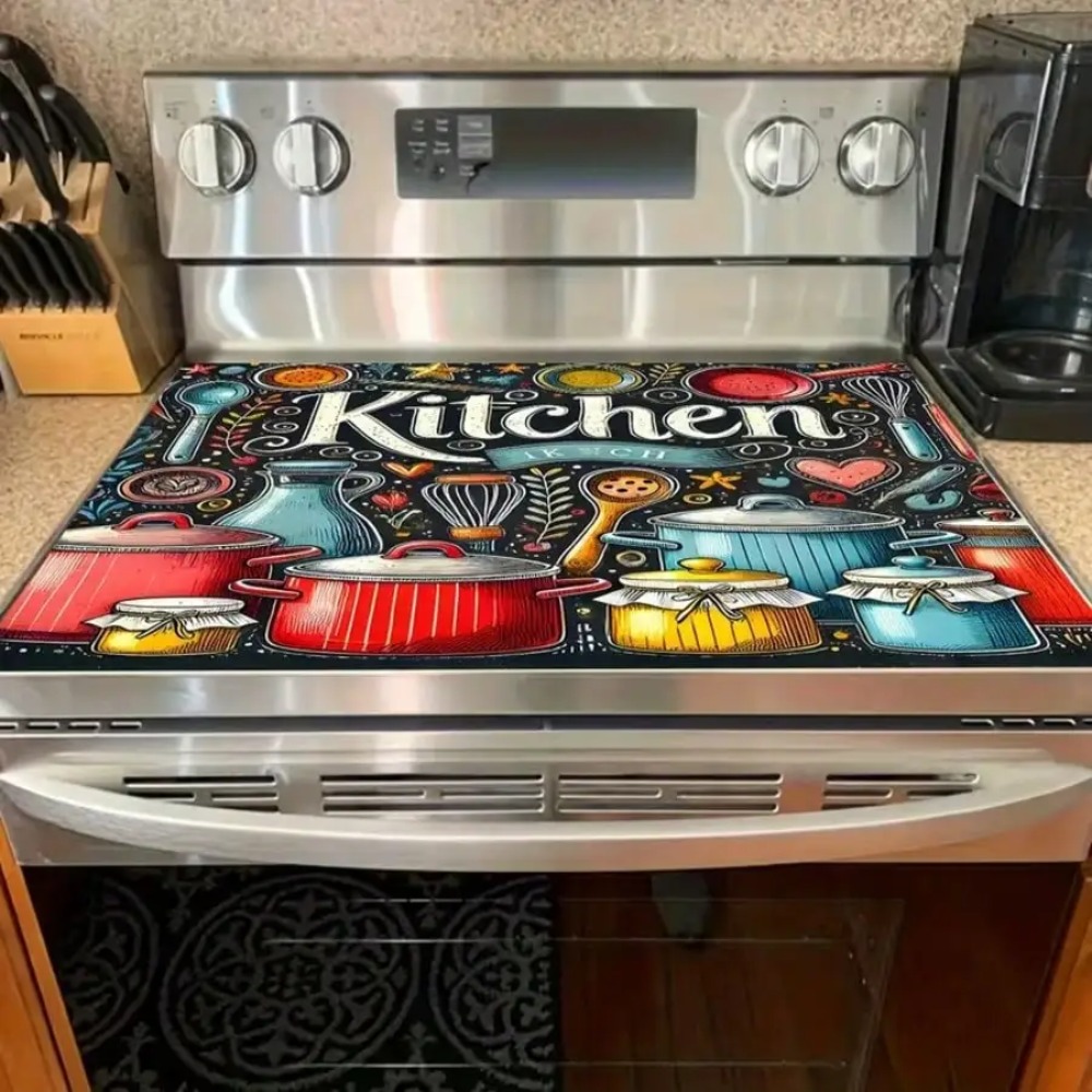 1個入りキッチンストーブカバープロテクター - レッドハート - Kitchen Appliances Electric Stove のレビューと価格