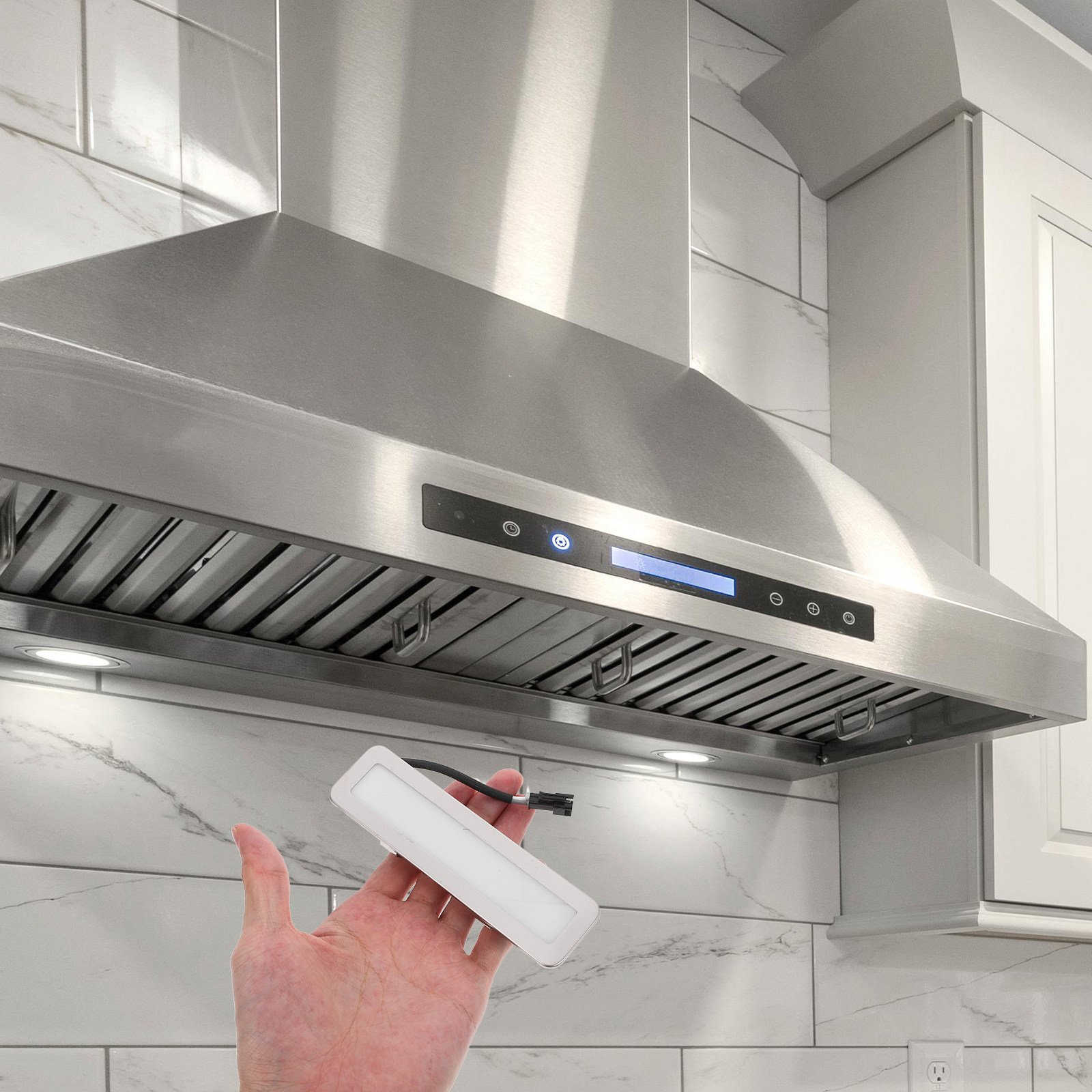 長方形キッチンレンジフード電球高輝度ストーブ家電冷蔵庫LED - Kitchen Appliances Youtube のレビューと価格