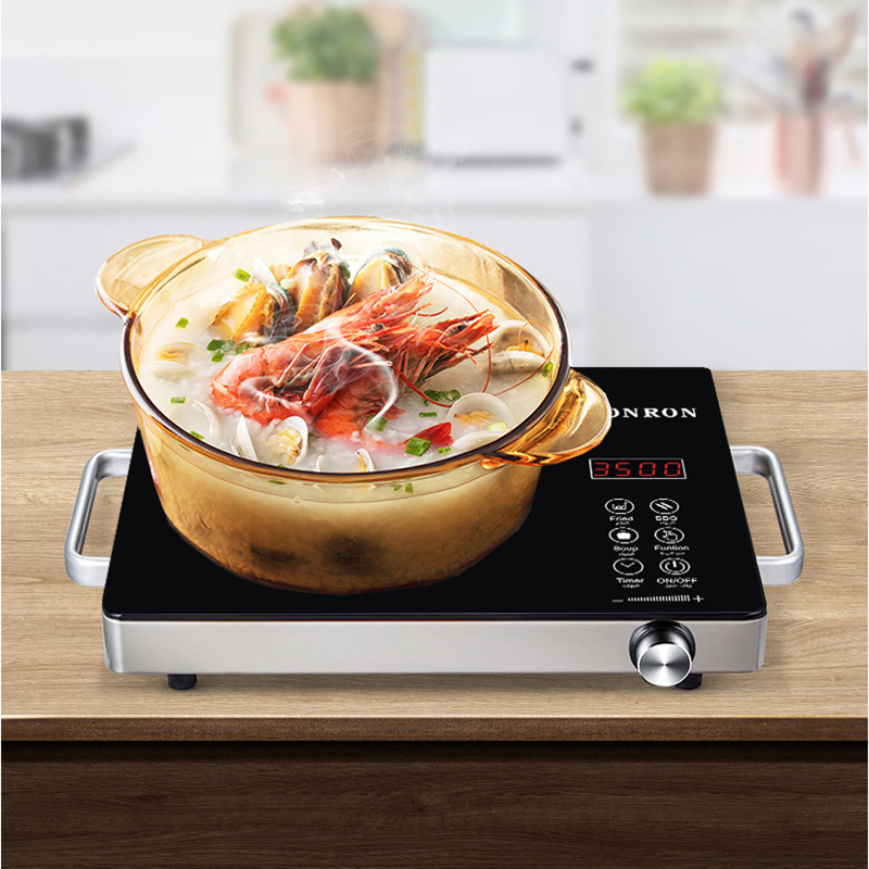 家庭用3500Wハイパワーセラミック調理器、黒色微結晶パネル - Kitchen Appliances Electric Stove のレビューと価格