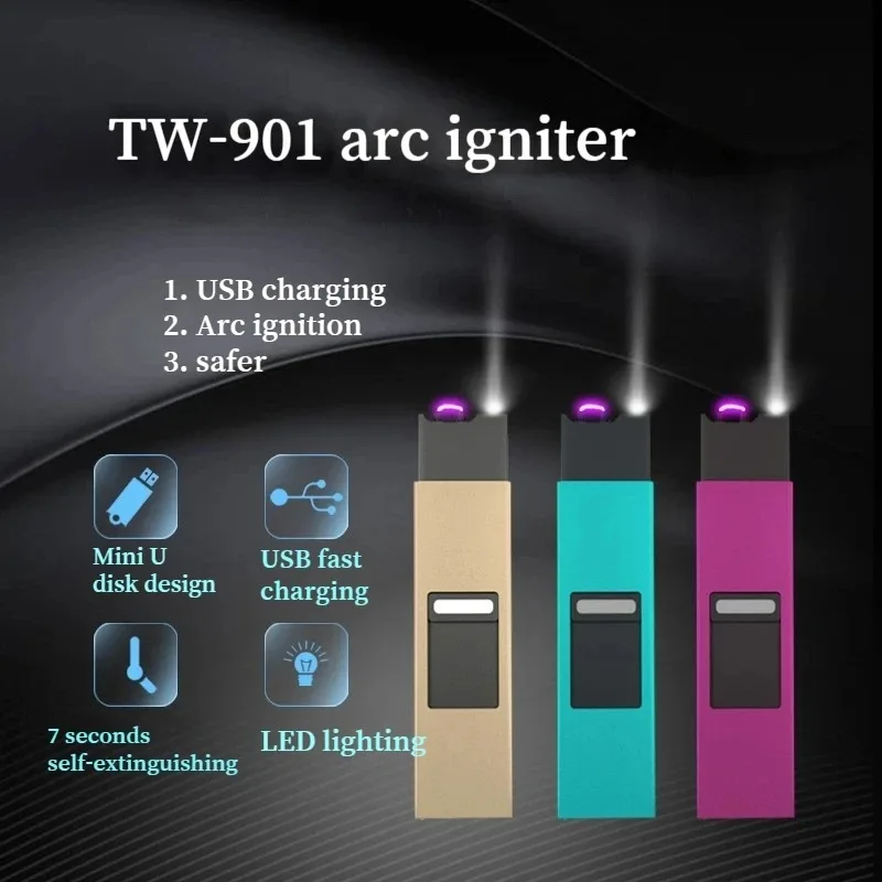 ポータブルパルスアーク電子ライター屋外防風LEDパワーディス - Kitchen Appliances Electric Stove のレビューと価格