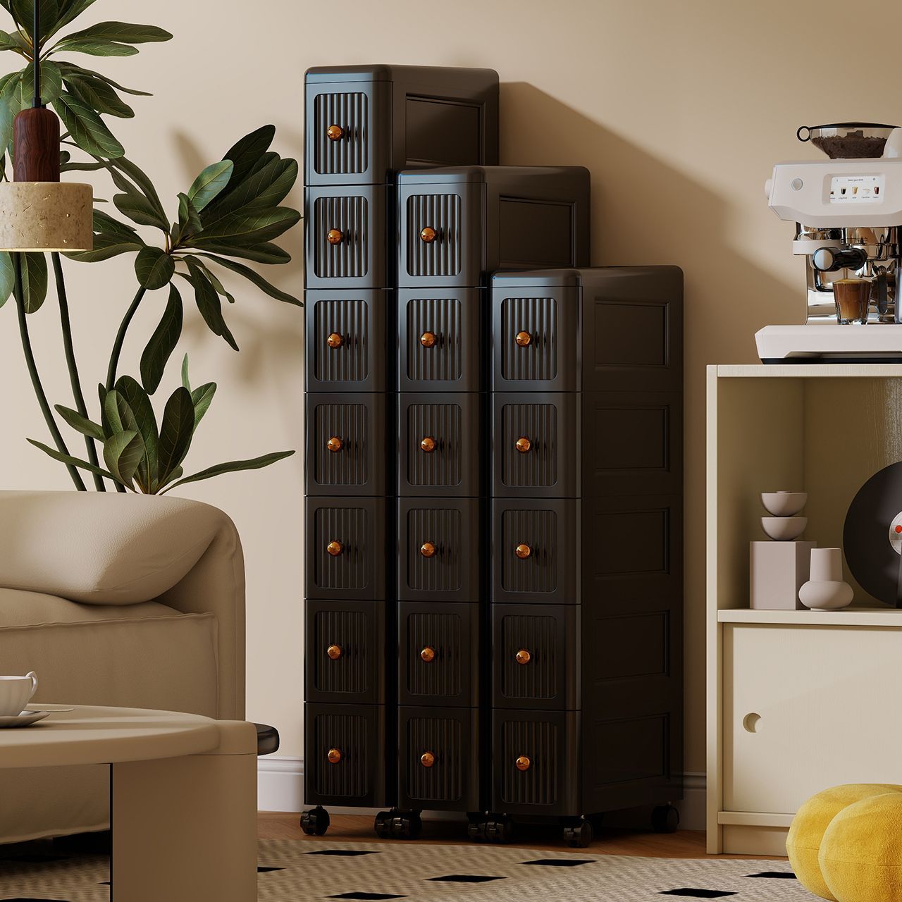 15CMの狭い隙間用引き出し収納キャビネット – キッチン、 - Kitchen Appliances Cabinet のレビューと価格