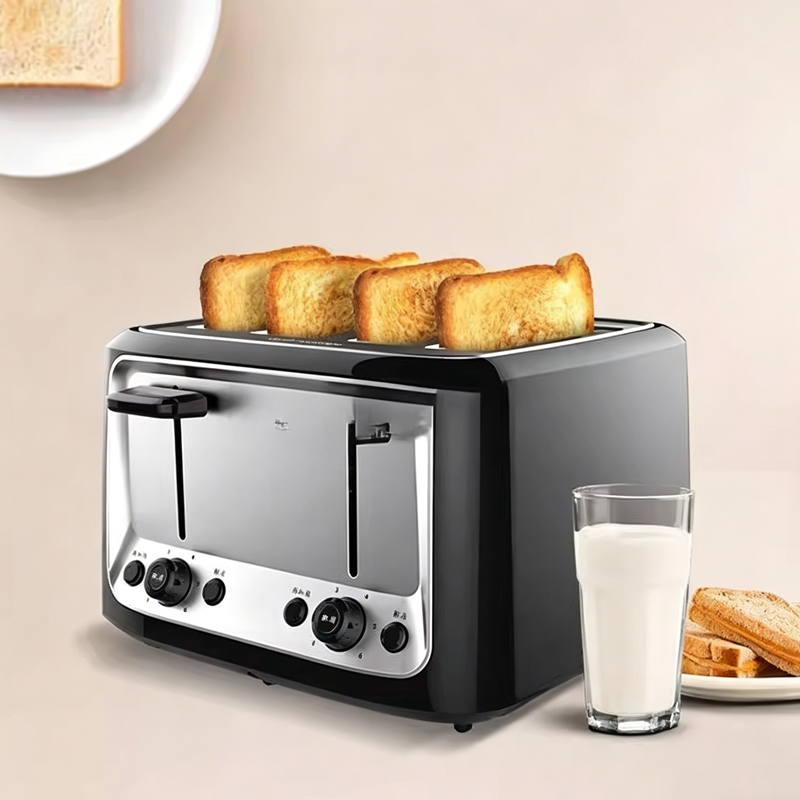 4枚焼きポップアップトースター多機能自動トースト朝食マシンベ - Kitchen Appliances Youtube のレビューと価格