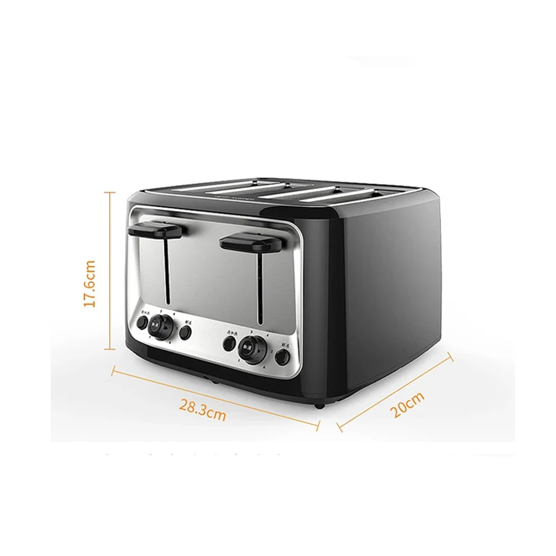 4枚焼きポップアップトースター多機能自動トースト朝食マシンベ - Kitchen Appliances Youtube のレビューと価格