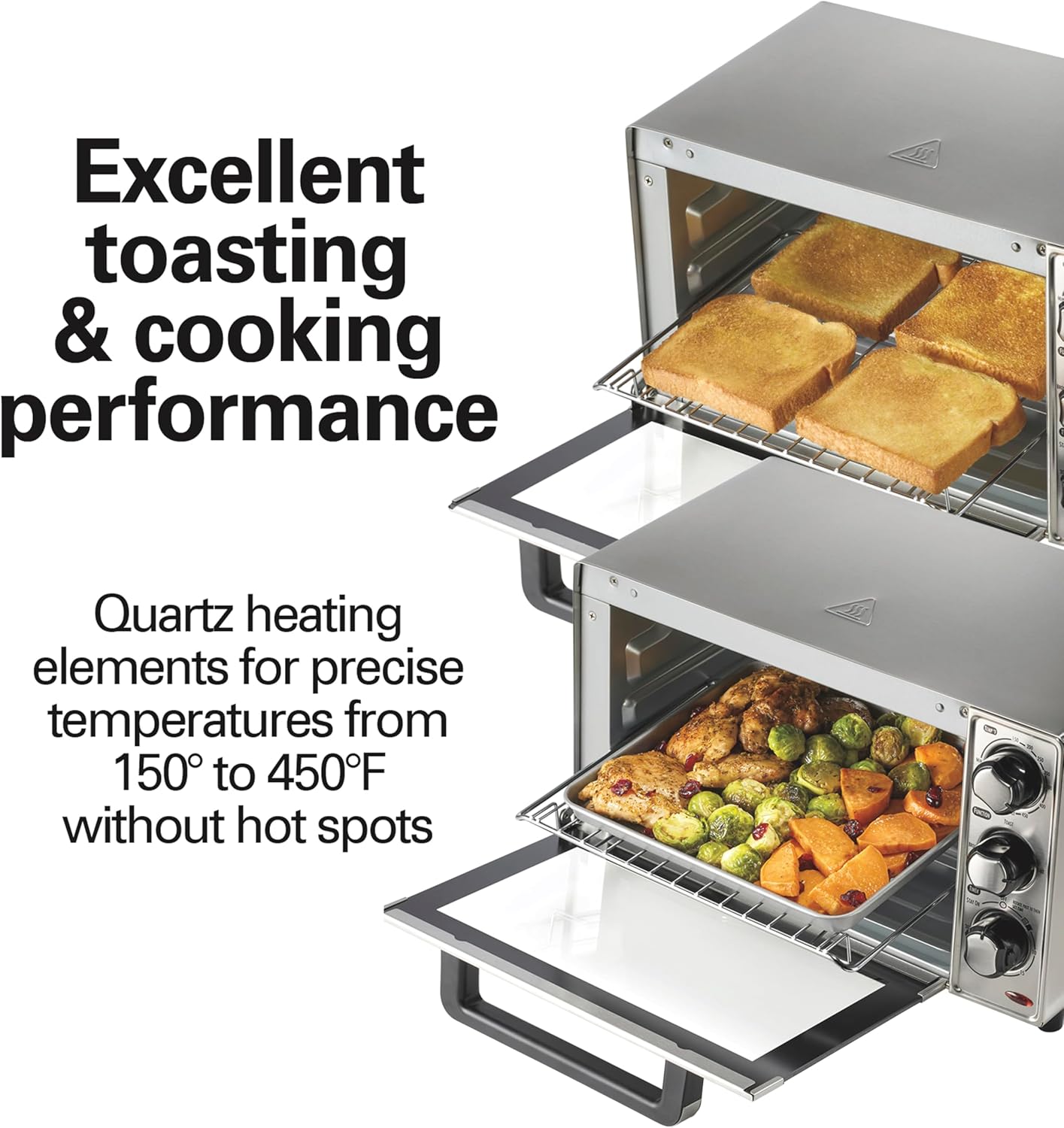 大型4枚焼きステンレス製カウンタートップトースターオーブン＆ - Toaster 4 Slice のレビューと価格
