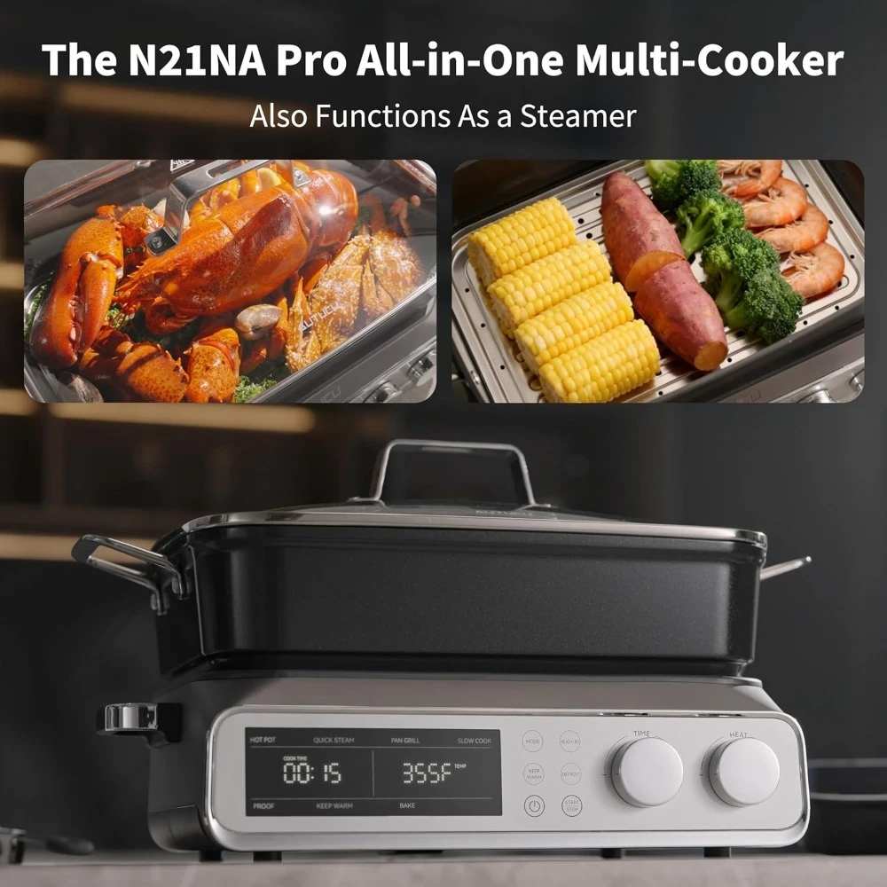 米国発送 プログラム可能なスロークッカー マルチクッカー 1 - Slow Cooker Ceramic のレビューと価格