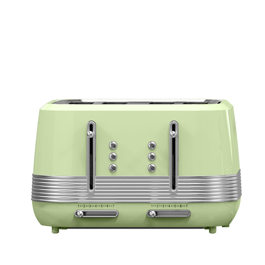 4枚焼きトースター コードレストースター カフェレトロトース - Toaster 4 Slice のレビューと価格