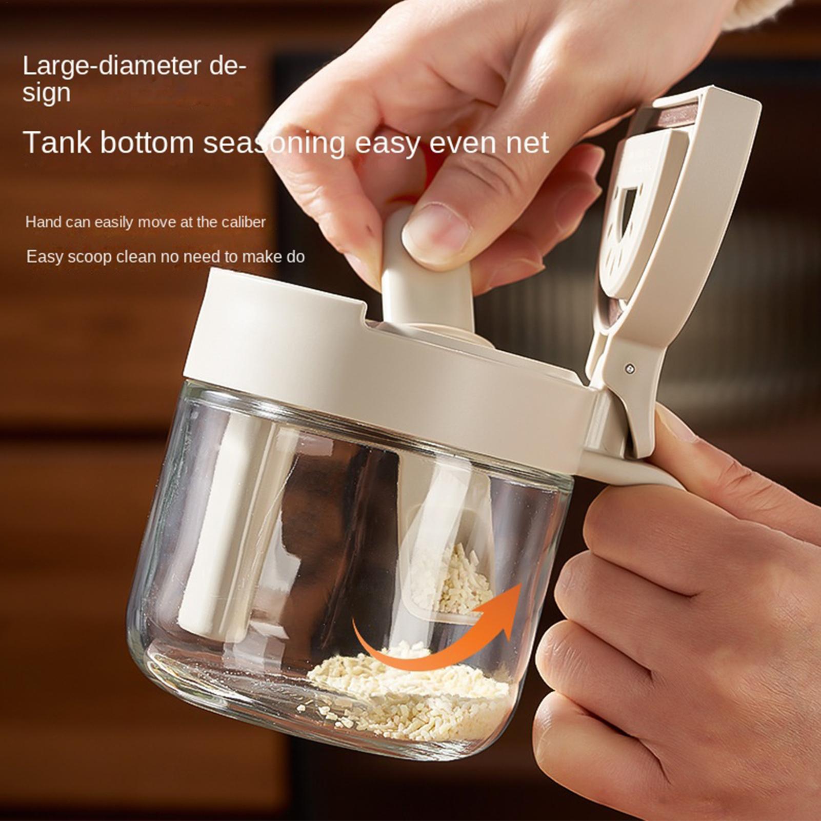 調味料入れ 漏れ防止塩入れ スプーン付き キッチン調味料入れ - Kitchen Appliances Cabinet のレビューと価格