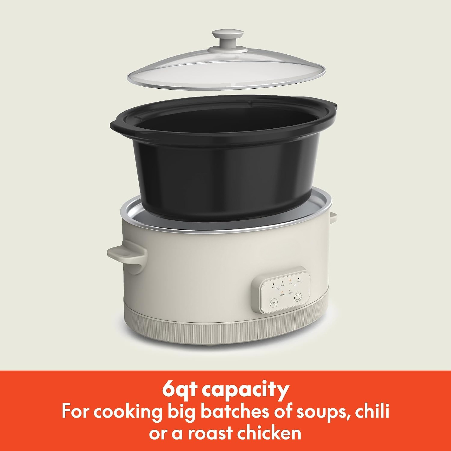6.0クォートのプログラム可能なスロークッカー、セラミックノ - Slow Cooker Ceramic のレビューと価格